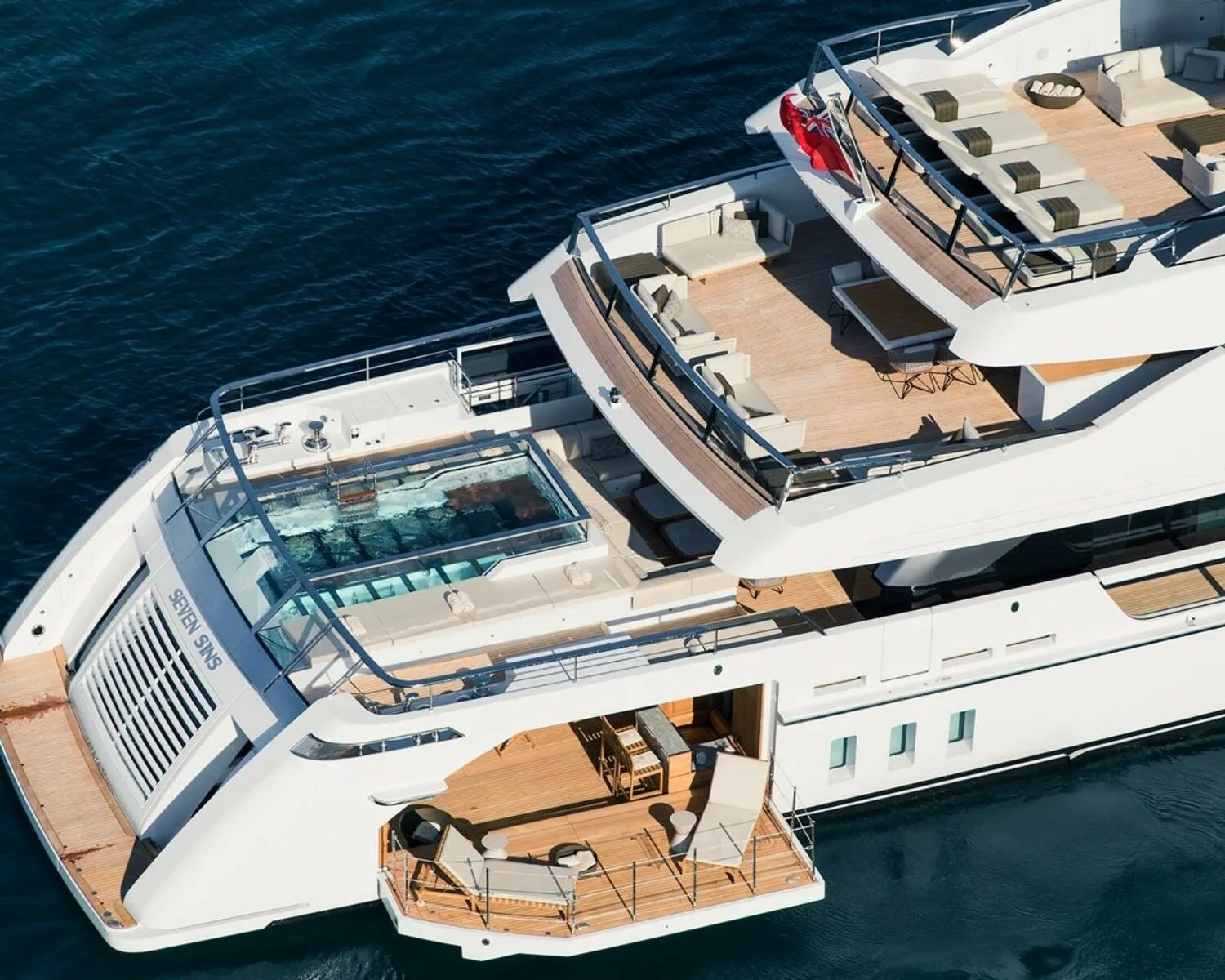 Seven Sins 52m Sanlorenzo motor yacht charter Mediterranean photo 09