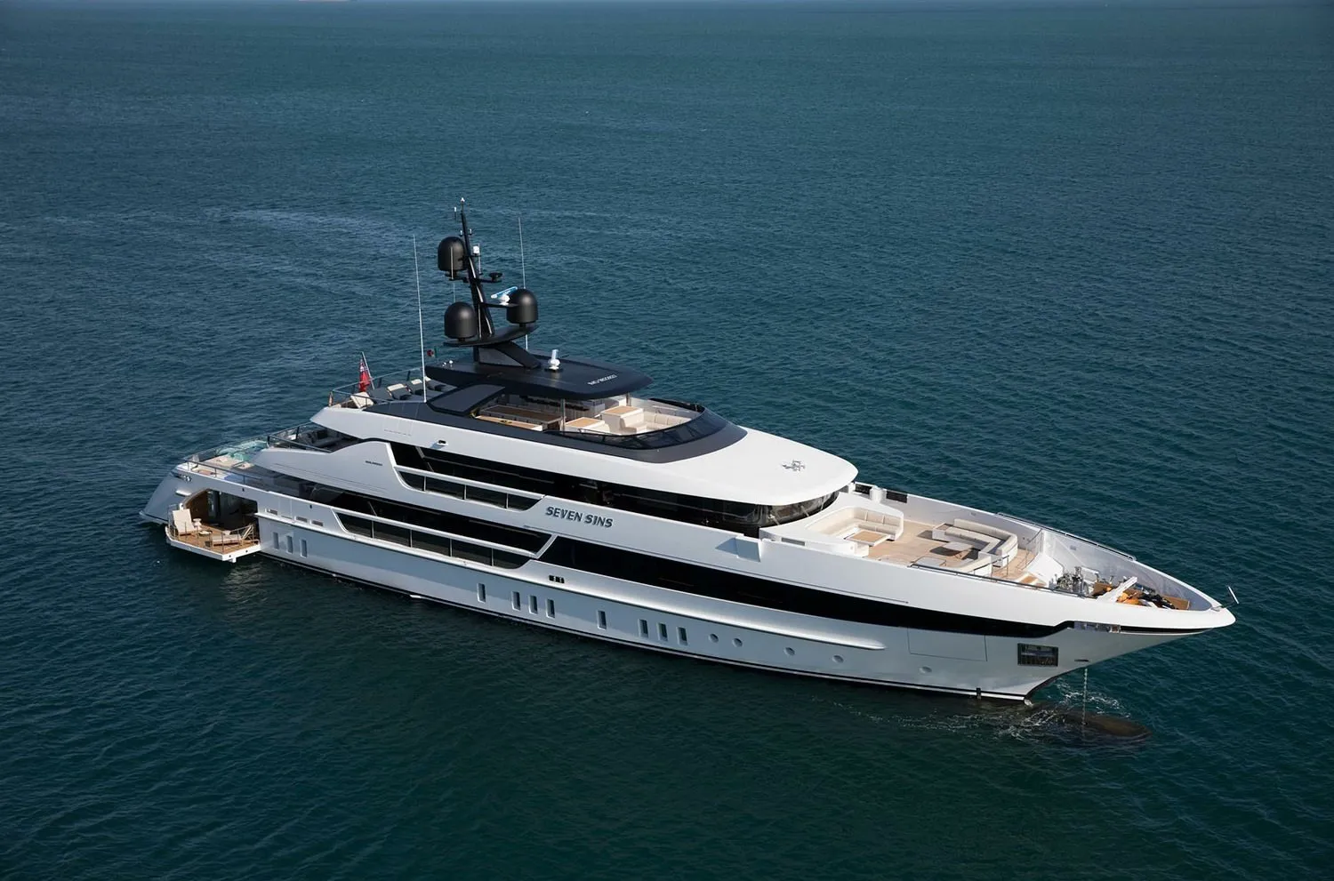 Seven Sins 52m Sanlorenzo motor yacht charter Mediterranean photo 12