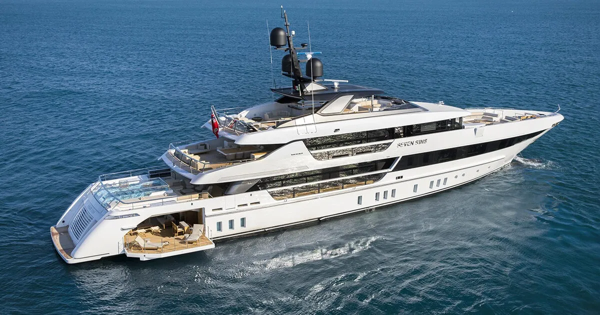 Seven Sins 52m Sanlorenzo motor yacht charter Mediterranean photo 14