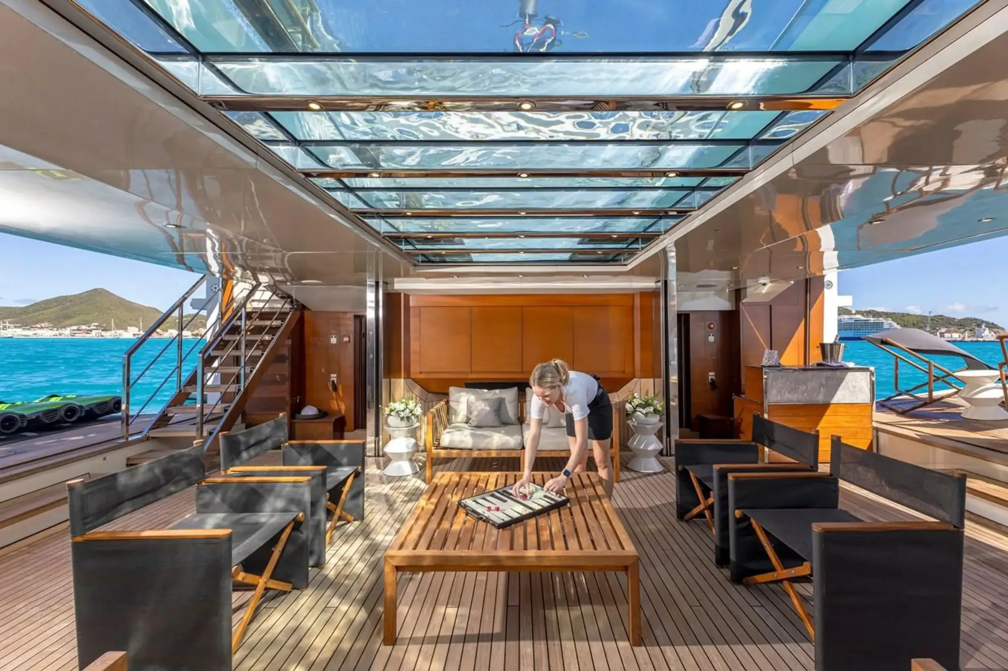 Seven Sins 52m Sanlorenzo motor yacht charter Mediterranean photo 31