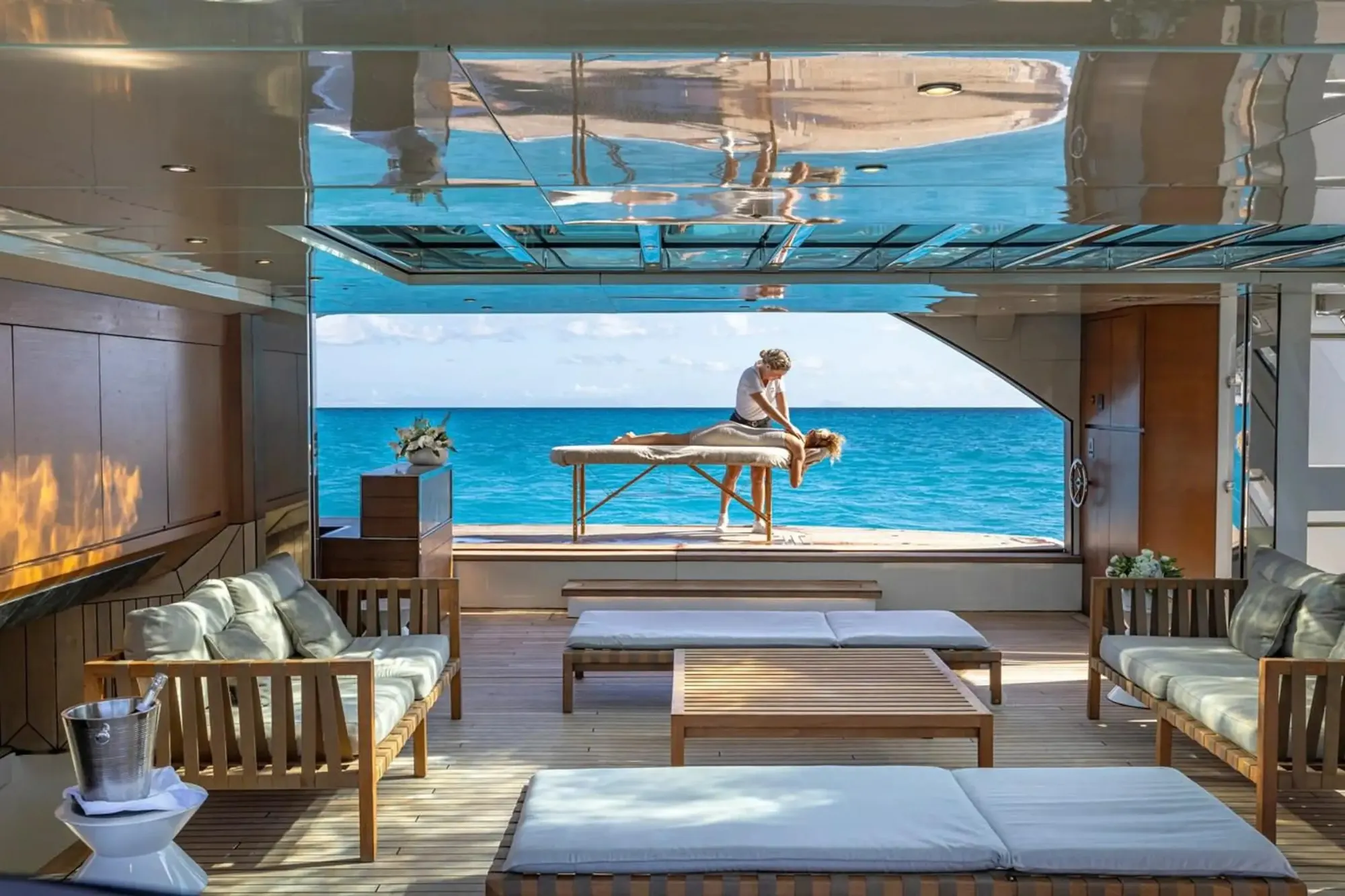 Seven Sins 52m Sanlorenzo motor yacht charter Mediterranean photo 32