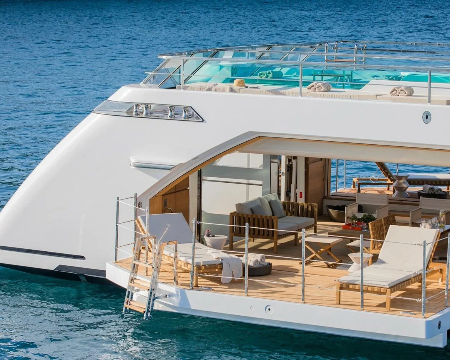 Seven Sins 52m Sanlorenzo motor yacht charter Mediterranean photo 38