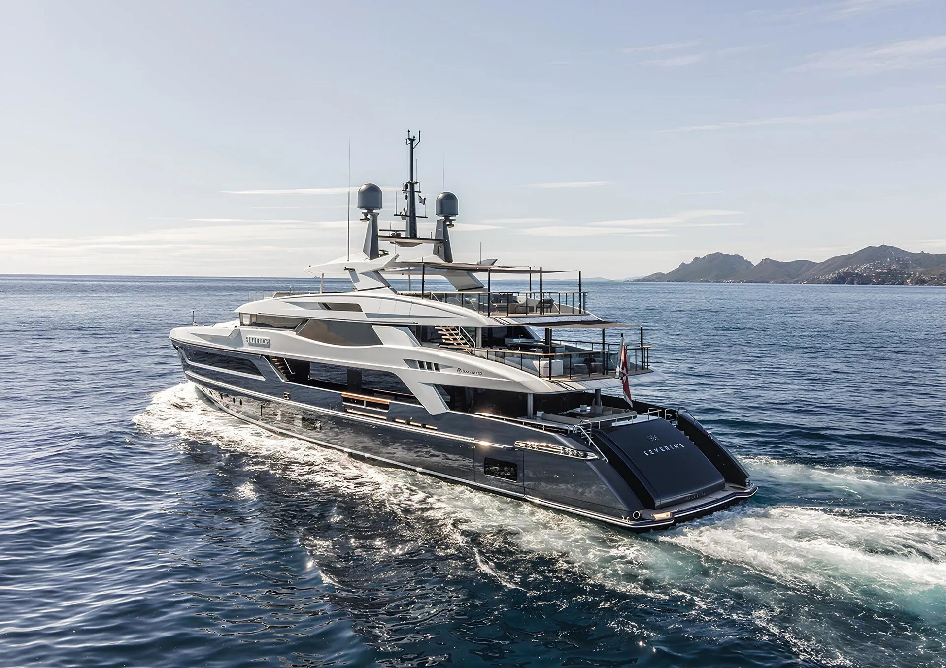 Severin's 55m Baglietto motor yacht charter French Riviera photo 04