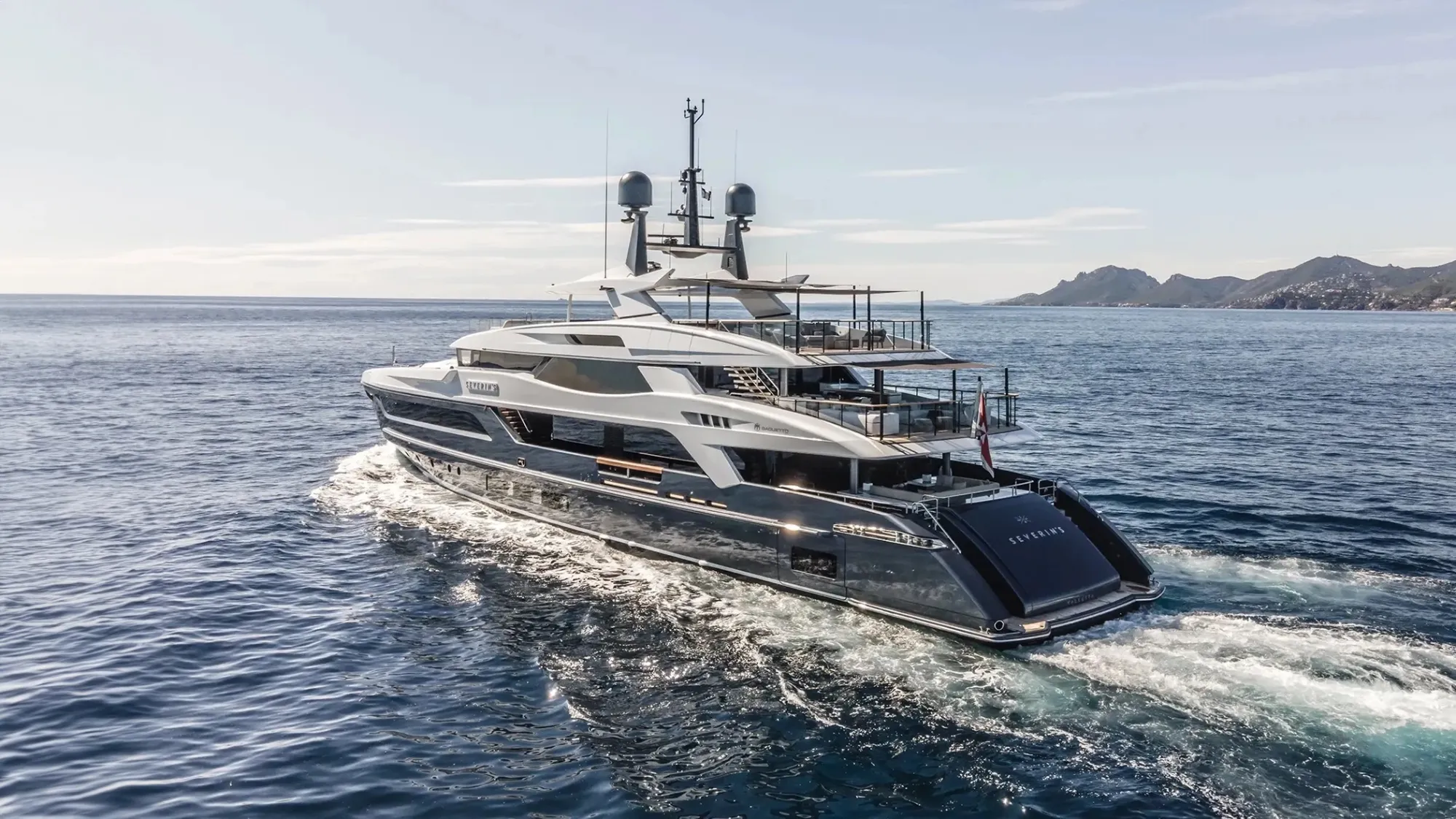 Severin's 55m Baglietto motor yacht charter French Riviera photo 05
