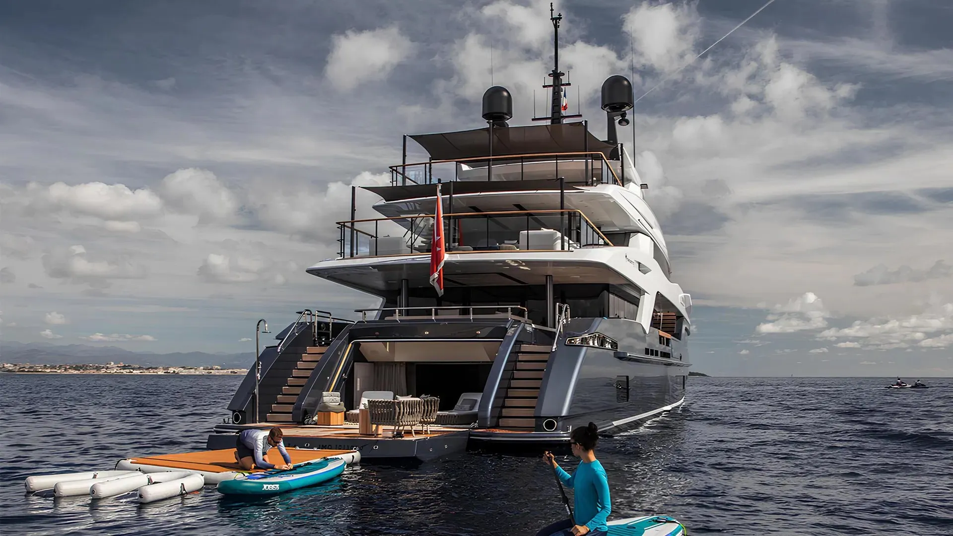 Severin's 55m Baglietto motor yacht charter French Riviera photo 16