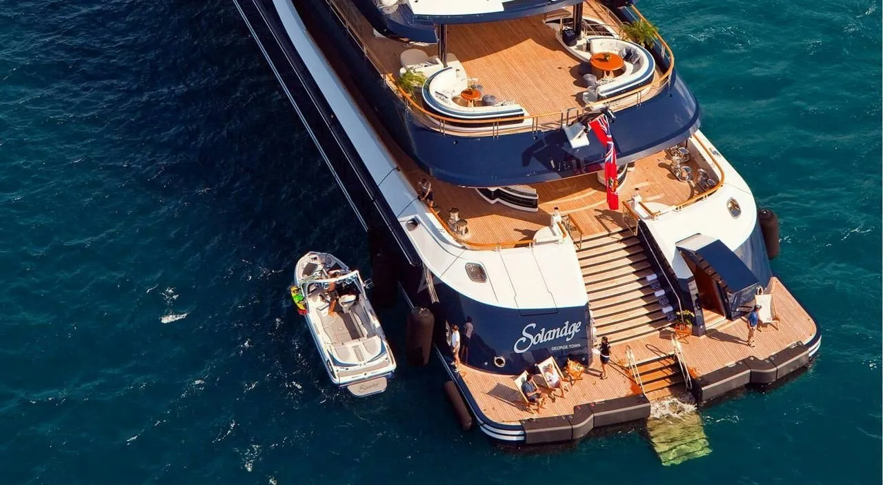Solandge 85.1m Lurssen motor yacht charter Mediterranean photo 05