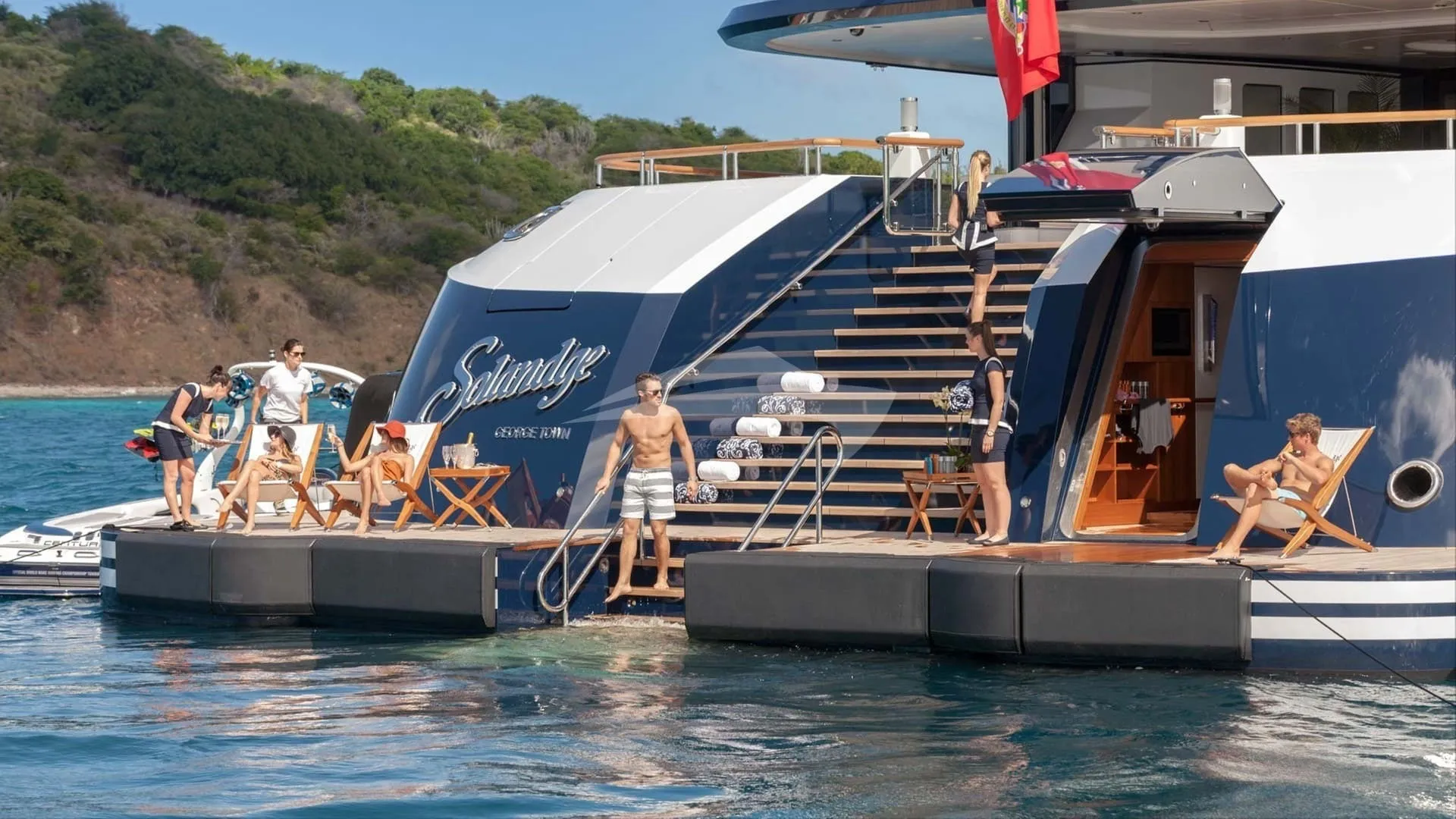 Solandge 85.1m Lurssen motor yacht charter Mediterranean photo 25