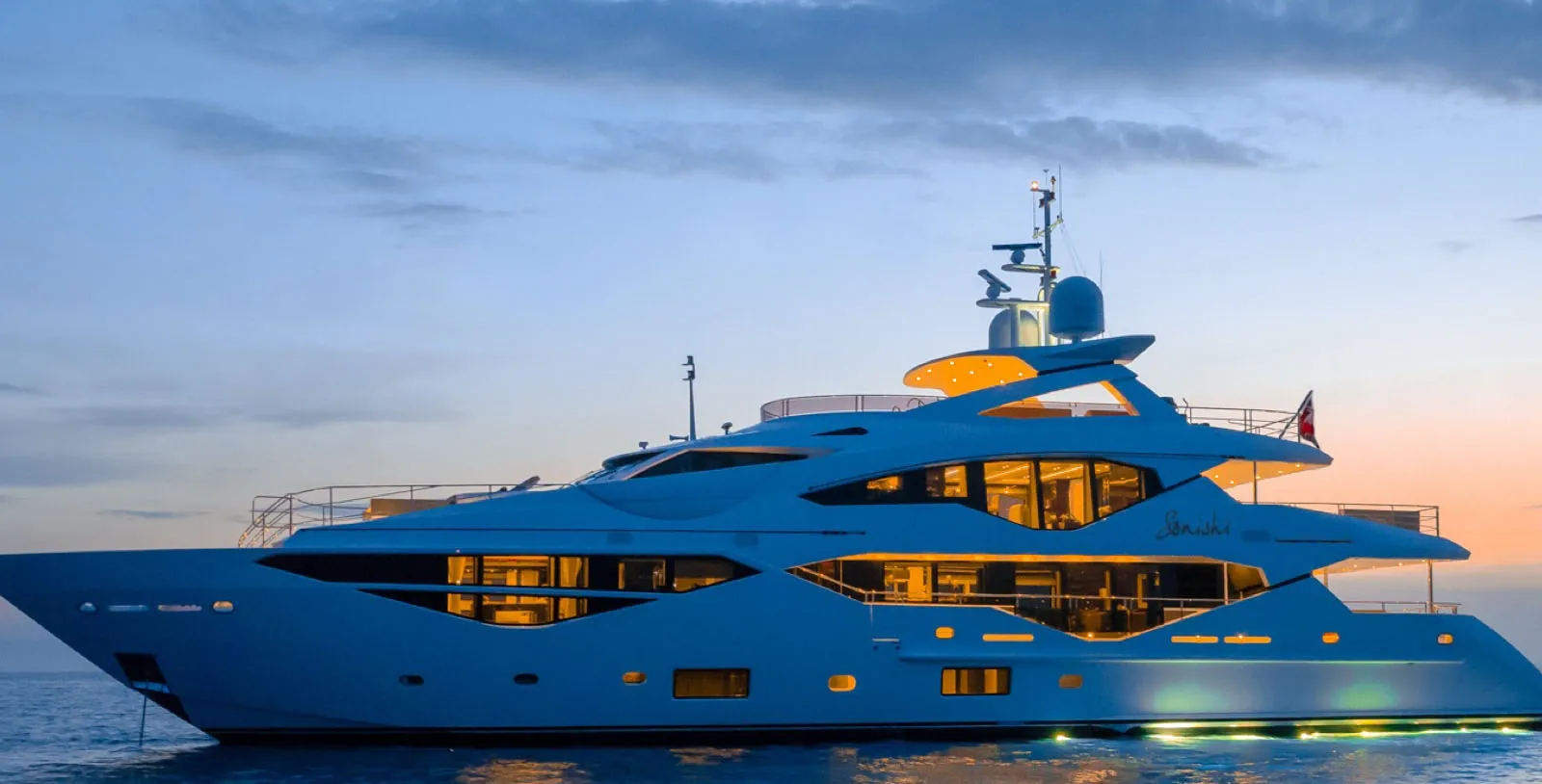 Sonishi 40.05m Sunseeker motor yacht charter Mediterranean photo 04