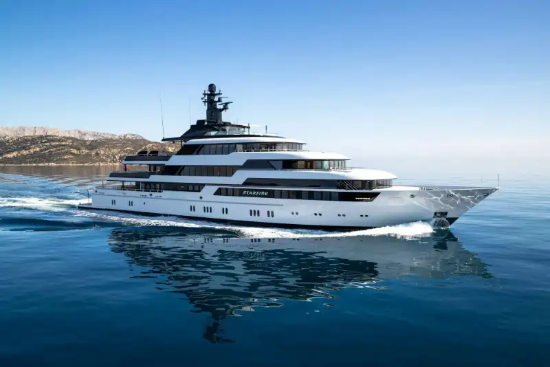 Starfire 73m Lurssen motor yacht charter Mediterranean photo 01