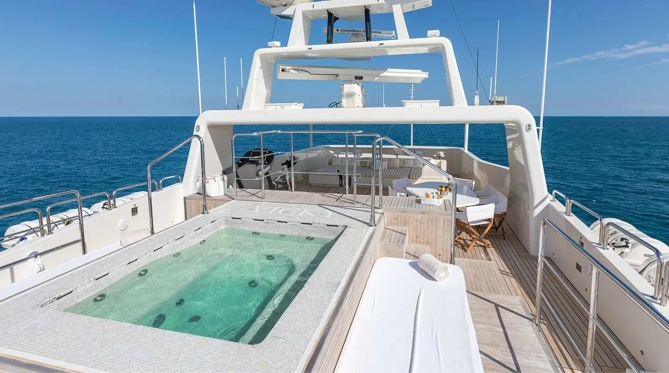Vicky 59.4m Baglietto motor yacht charter French Riviera photo 08
