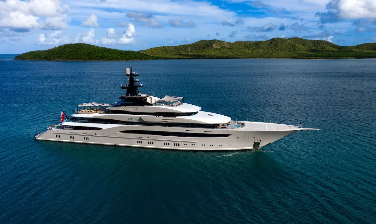 Whisper 95.2m Lurssen motor yacht charter Mediterranean photo 02