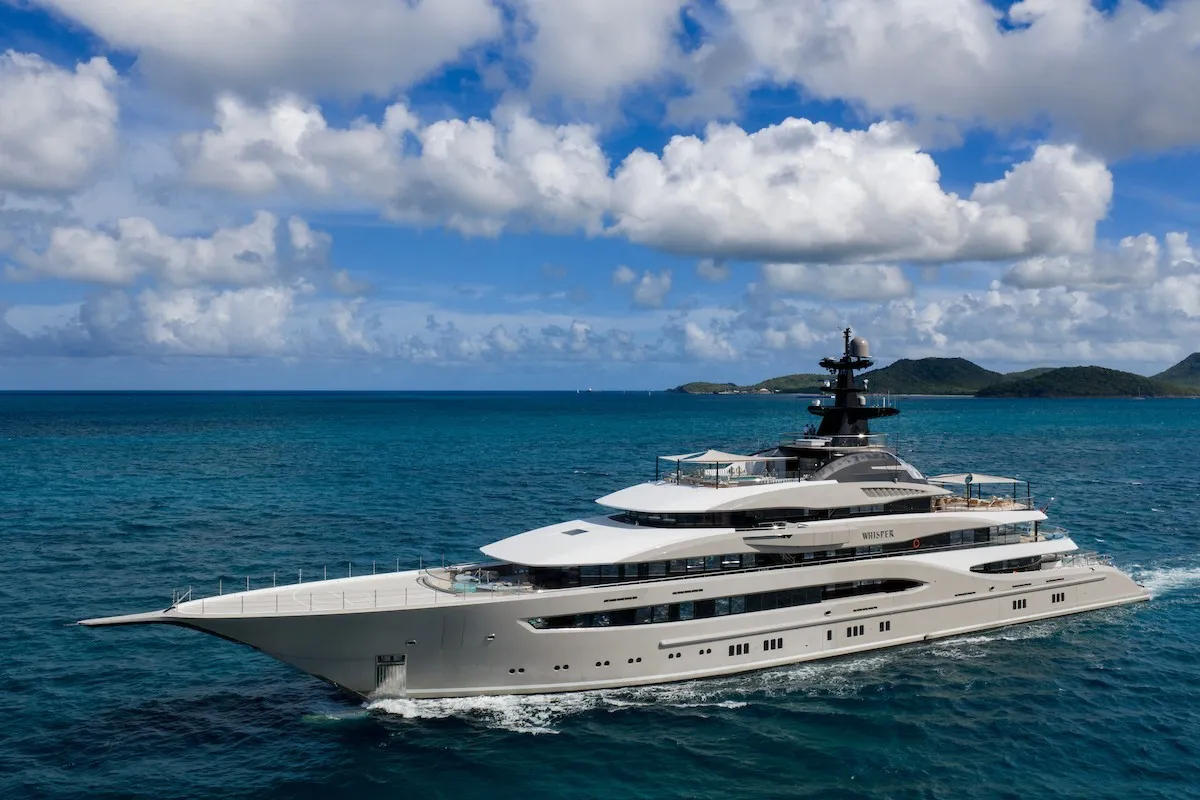 Whisper 95.2m Lurssen motor yacht charter Mediterranean photo 03