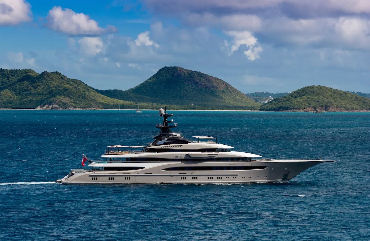 Whisper 95.2m Lurssen motor yacht charter Mediterranean photo 04