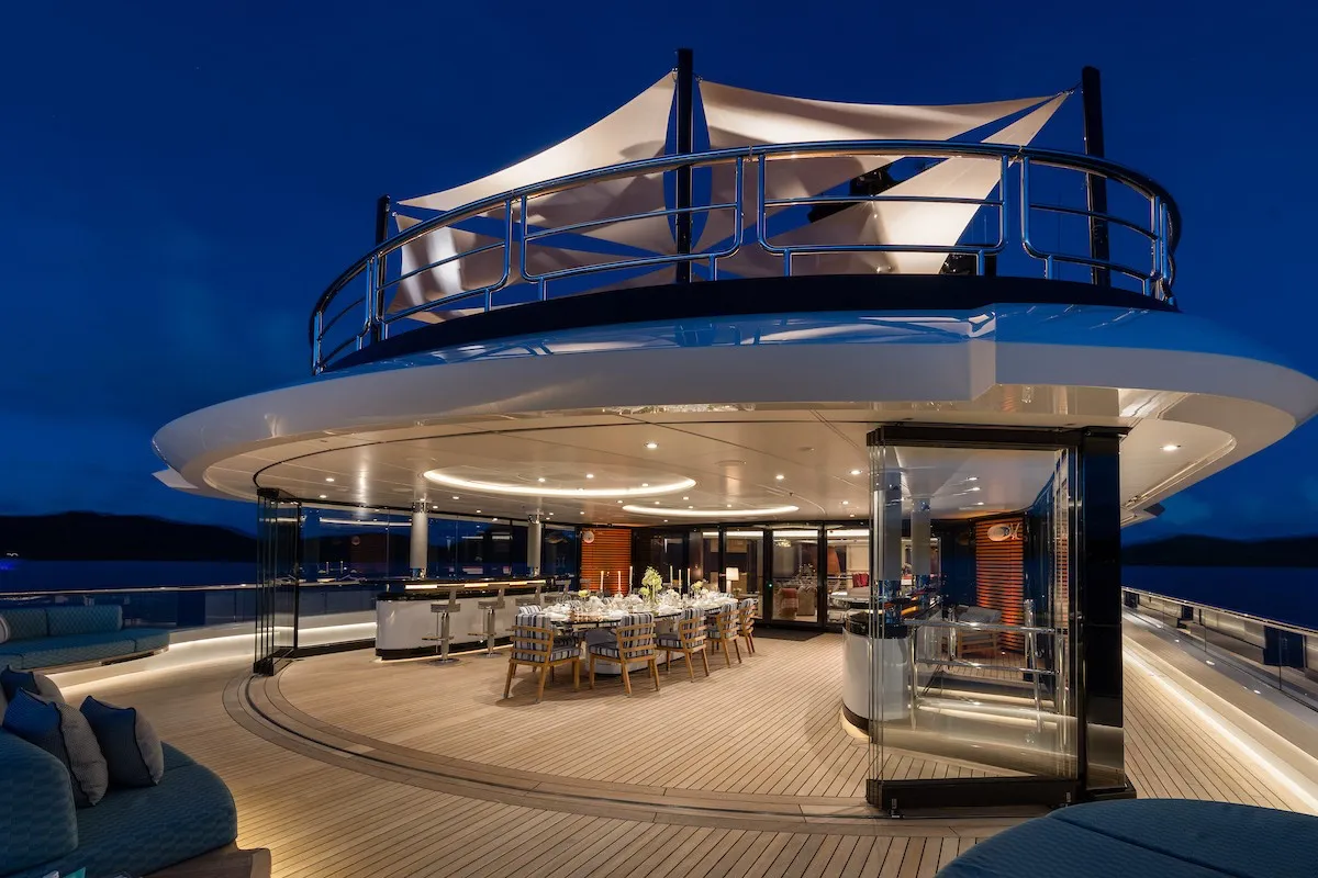 Whisper 95.2m Lurssen motor yacht charter Mediterranean photo 14