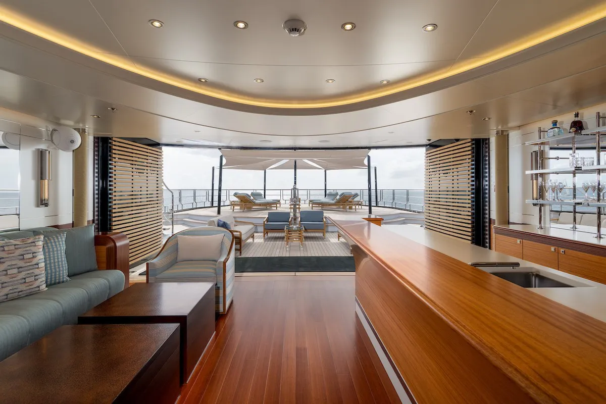 Whisper 95.2m Lurssen motor yacht charter Mediterranean photo 24